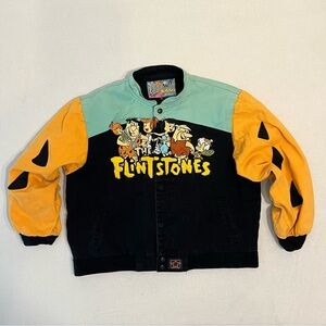 Vintage JHDesign Flintstones Characters Jacket SUPER RARE boys / youth size 2XL